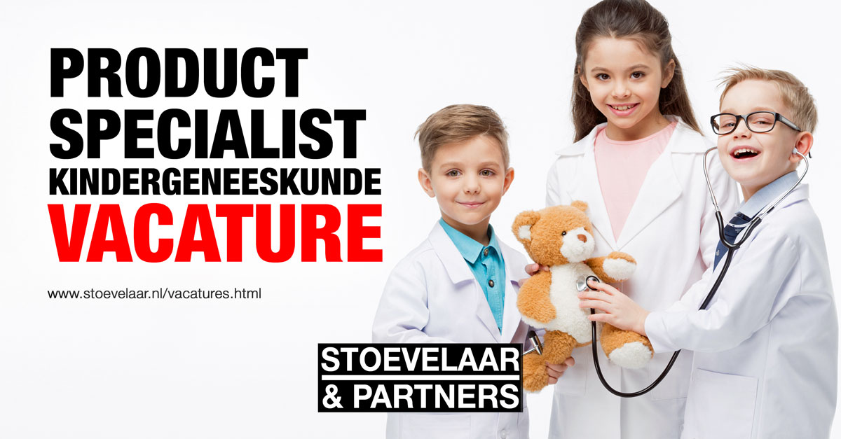 vacature product specialist kindergeneeskunde