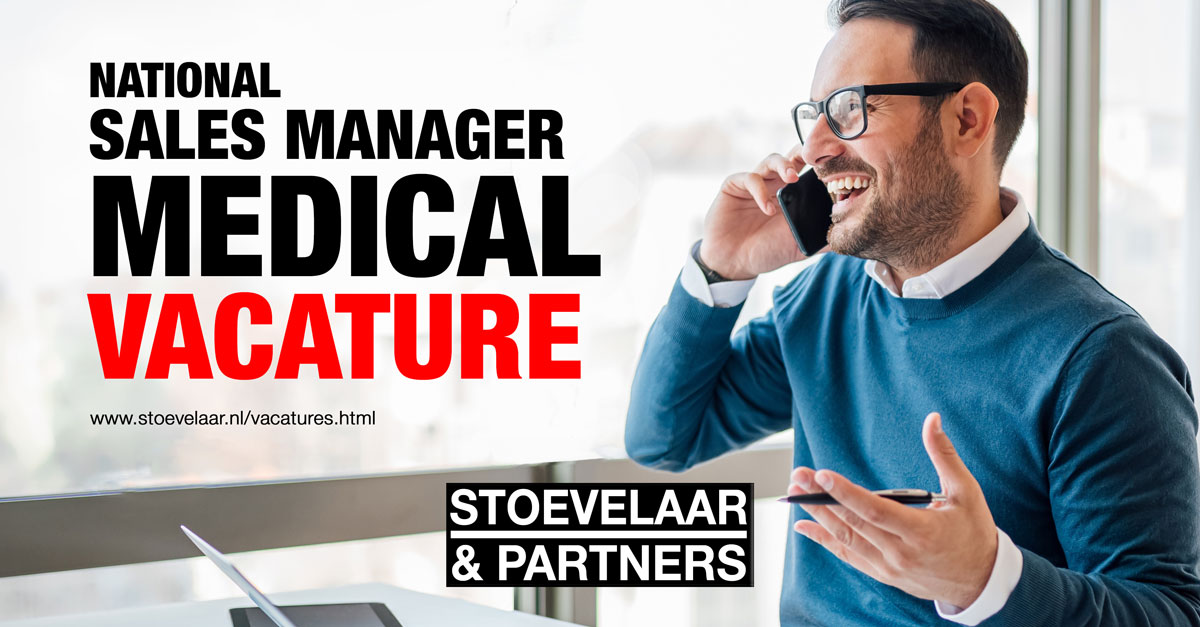 vacature national sales manager medical