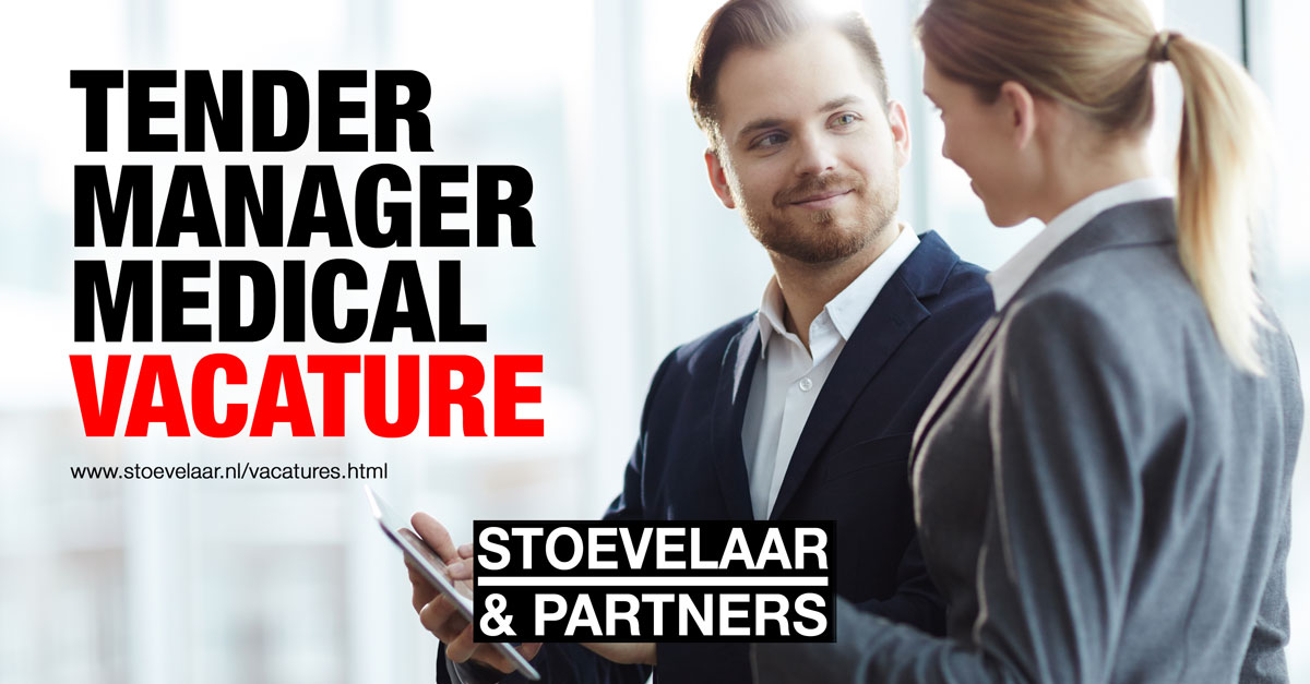 vacature tender manager medical
